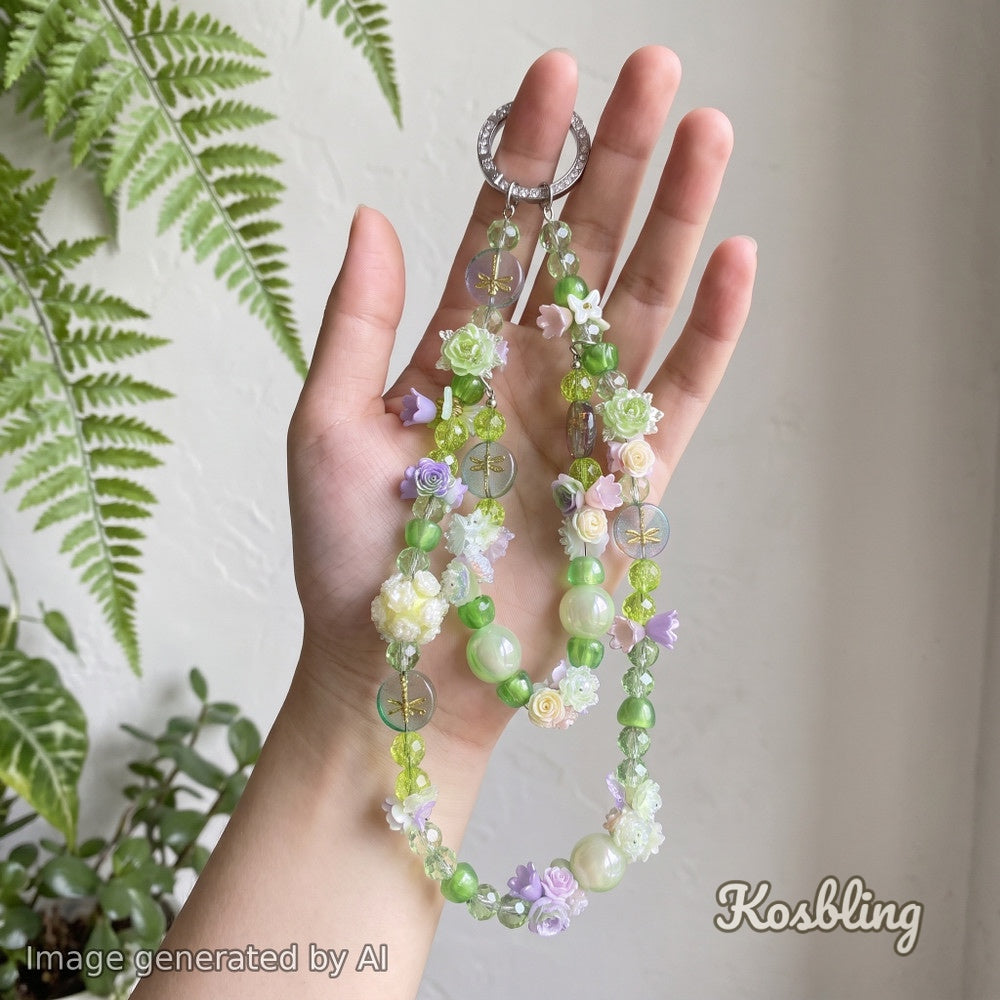 【Buy One Get One Equal Volume For Free】Ever Green Dream Nail & Beads Mix-glow(miki)- NailC