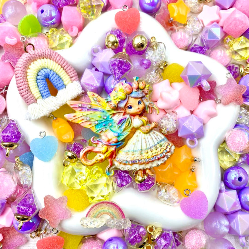 【Buy One Get One Equal Volume For Free】Sugar Plum Fairy - Beads Mix for hanging ornament-BD