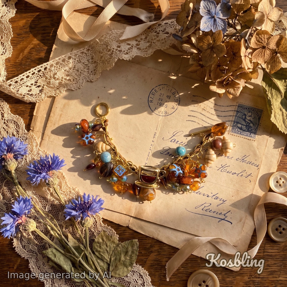 【Buy One Get One Equal Volume For Free】Coffee Beads Mix for Bracelet-BD