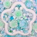 【Buy One Get Equal Volume for Free】Mint Nail Charm+ Rose Mix-glow(Miki)- FC1