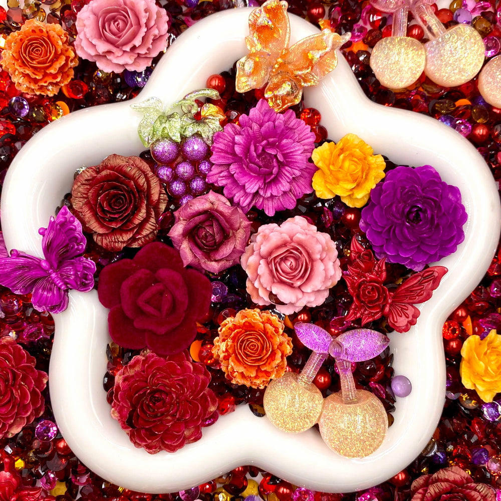 【Buy One Get One Equal Volume For Free】Berry Rose Bouquet Mix - glow