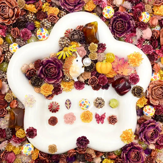 Hedgehog Harvest- Nail & Beads Mix-glow(miki)- NailC