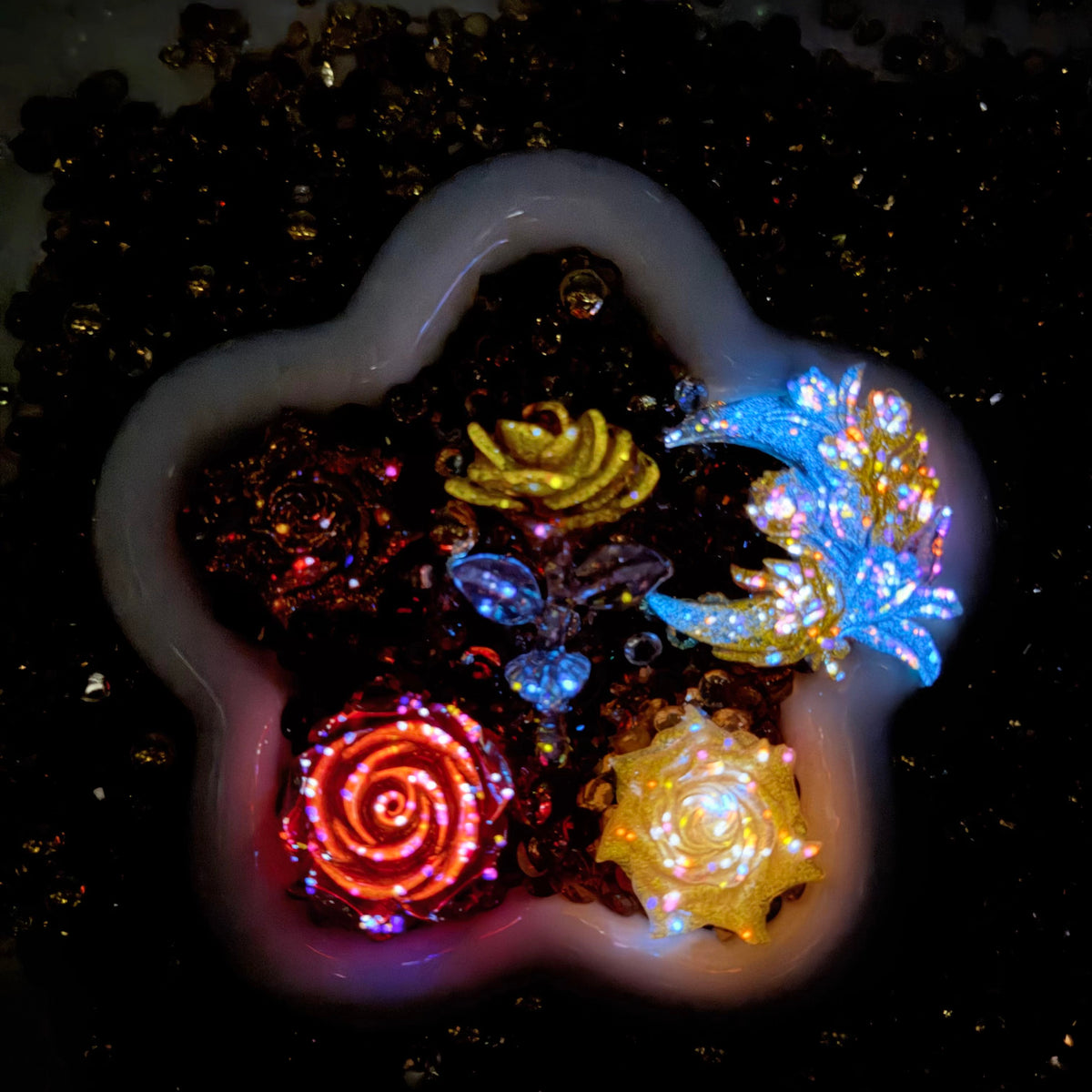 Moonlit Amber -Rose mix-glow(Miki)- FC1