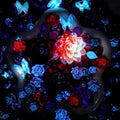 Velvet Merlot - Nail Charm+ Rose Mix-glow(Miki)- FC1