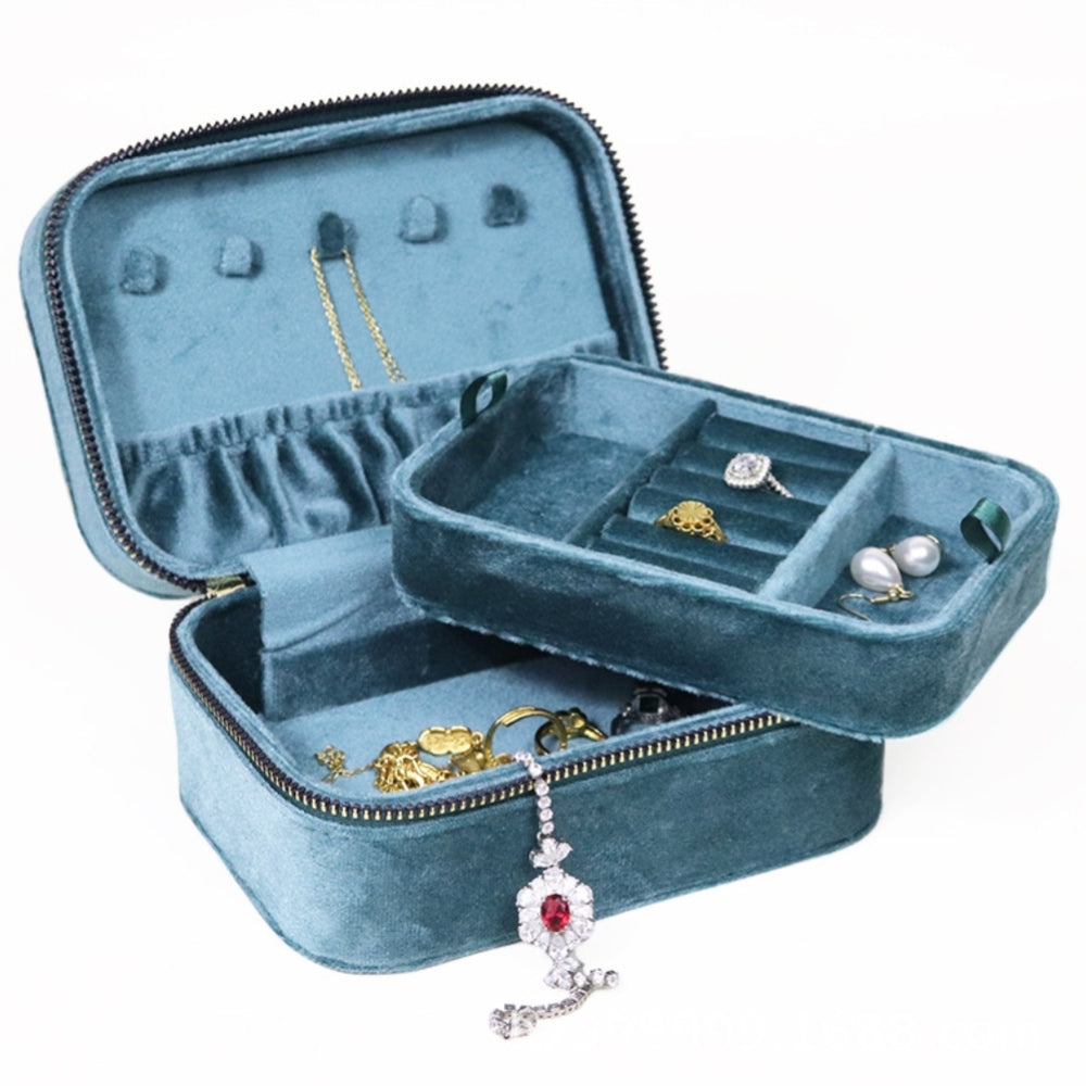 Jewelry Box - Velvet and Double-Layered