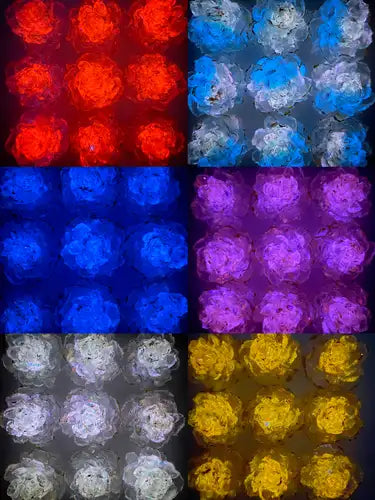 Crystal Ice Lotus - Snow Lotus - Kosbling Rose - Total 6 Styles