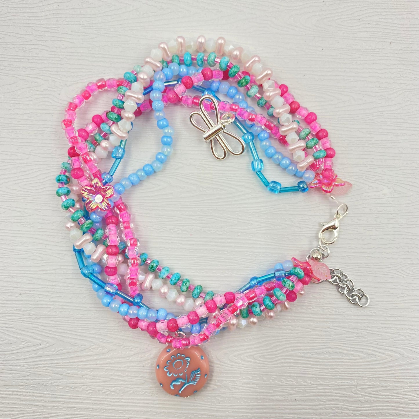 Cotton Candy Seed Beads Mix for Jewelry making-BD