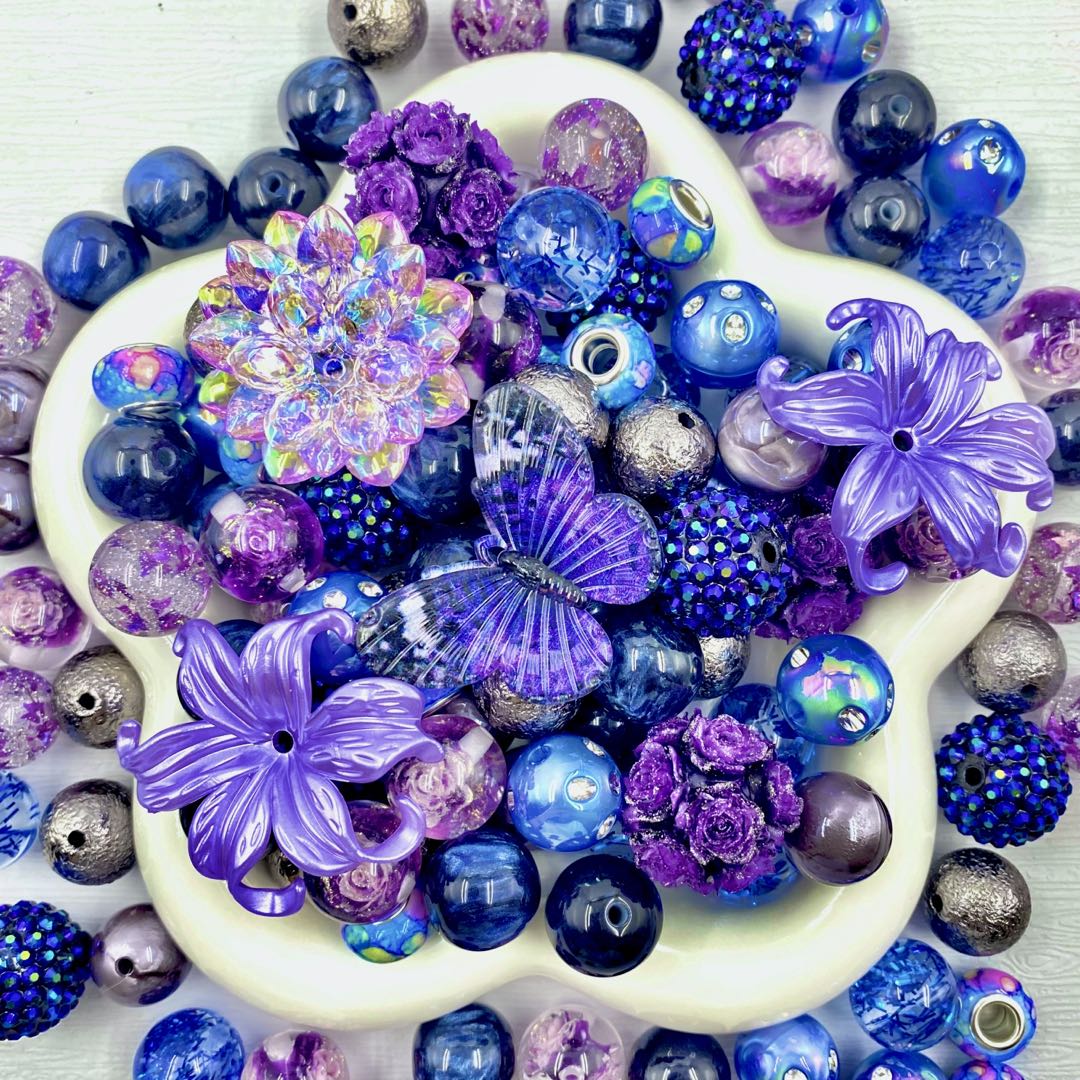 Mystic Flutter Beads Mix For Kaychain(Miki)-BD
