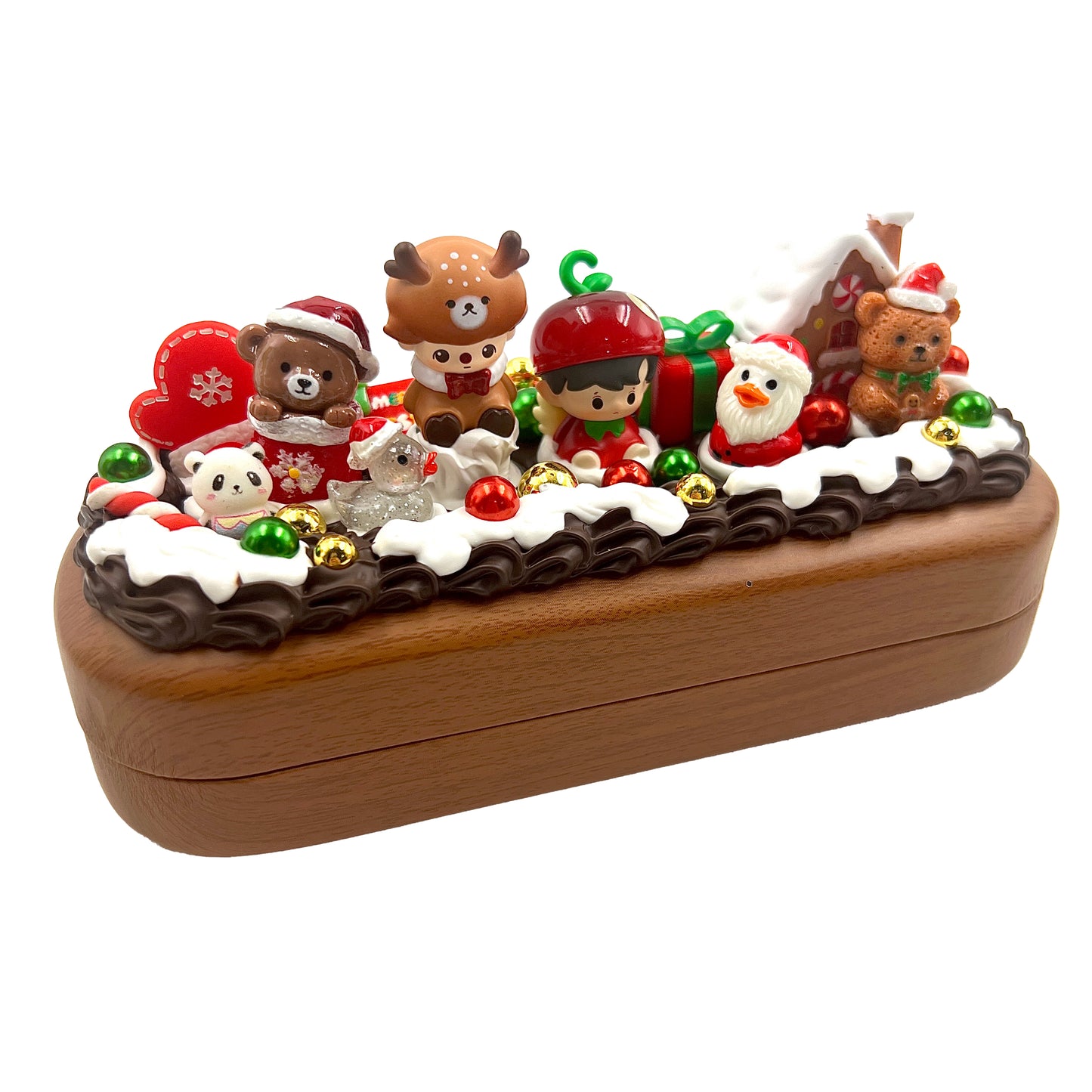 Glass Case  - Kosbling Handmade - Cream Glue