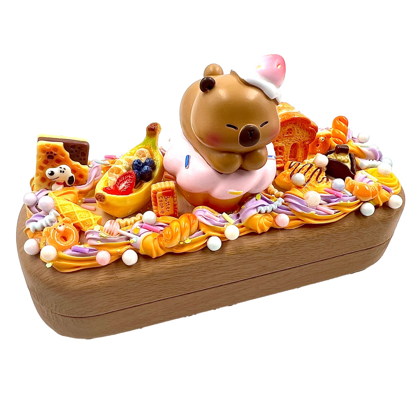 Glass Case  - Kosbling Handmade - Cream Glue