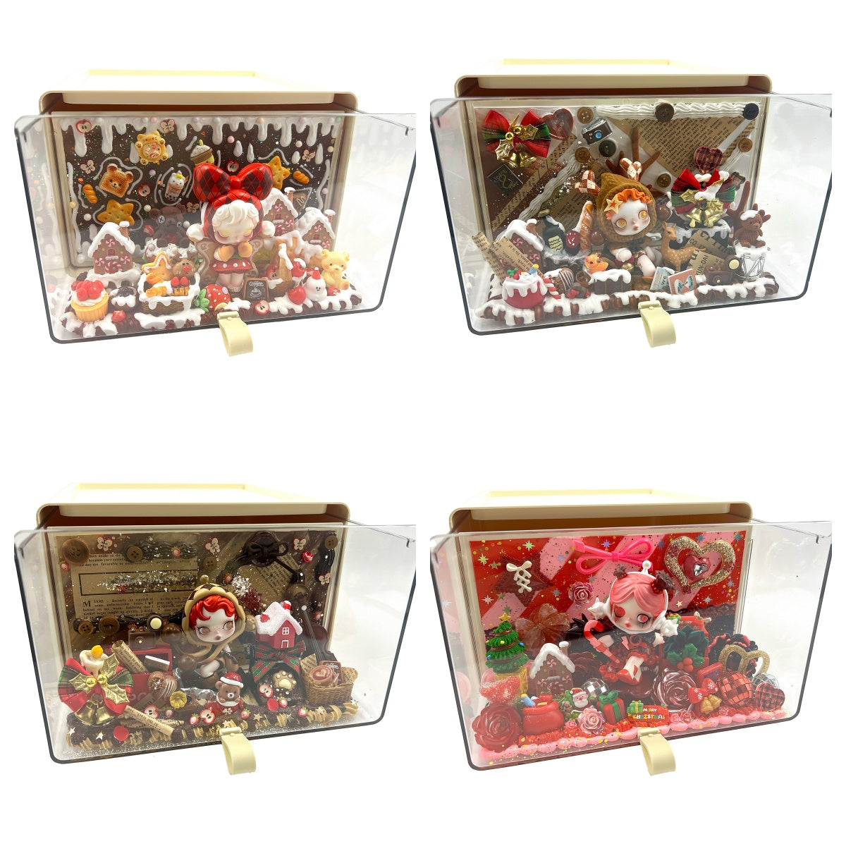 Doll Storage Drawer - Skullpanda Tell Me What You Want Series - Cream Glue