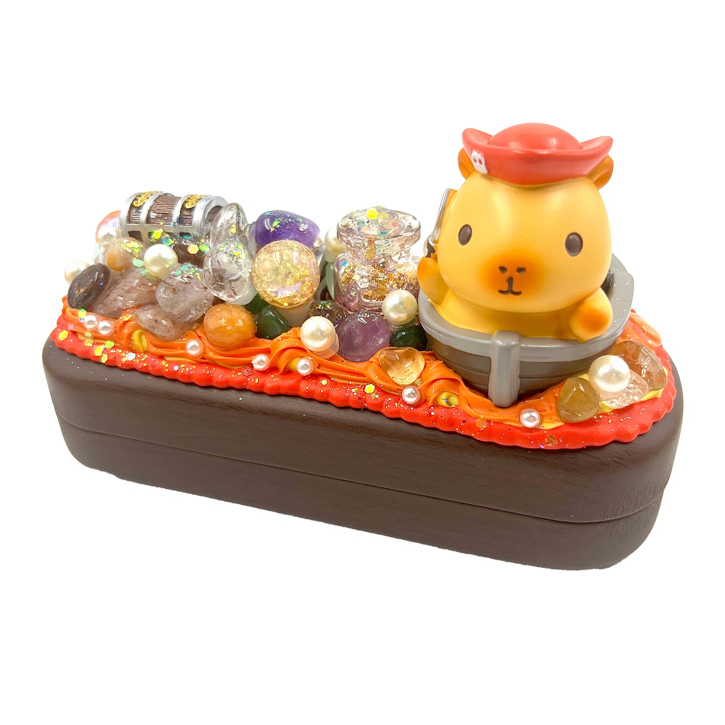 Glass Case  - Kosbling Handmade - Cream Glue