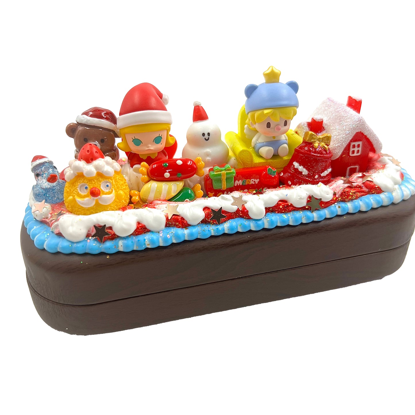 Glass Case  - Kosbling Handmade - Cream Glue