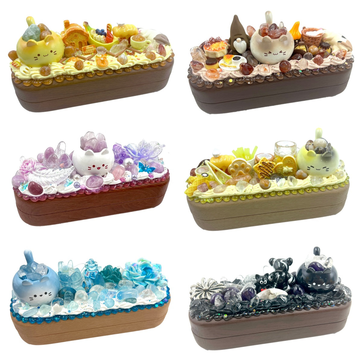 Glass Case  - Kosbling Handmade - Cream Glue