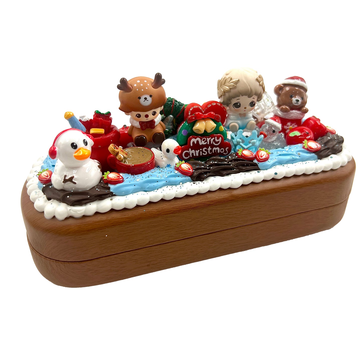 Glass Case  - Kosbling Handmade - Cream Glue