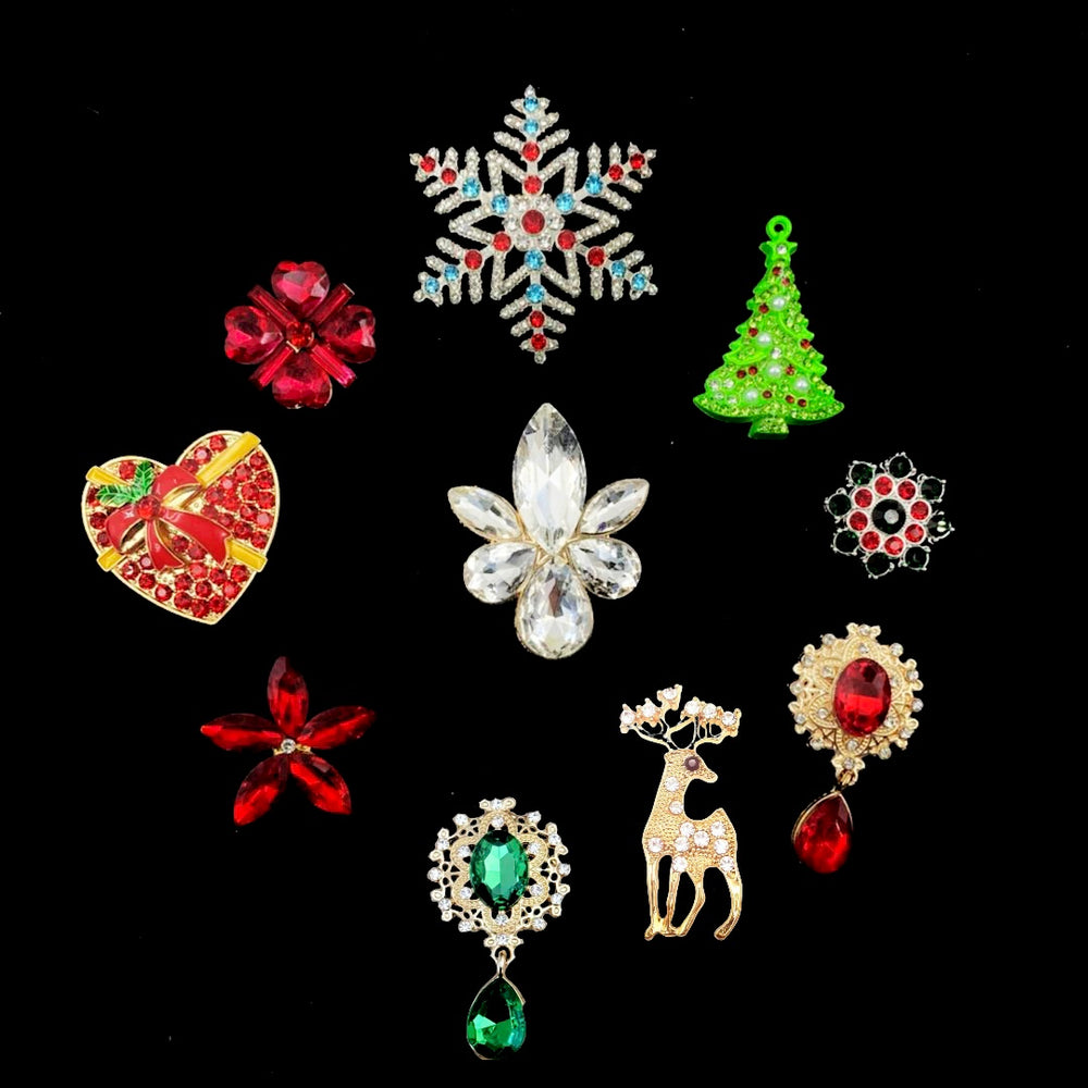 Christmas Blings Metal Charm Mix-MC