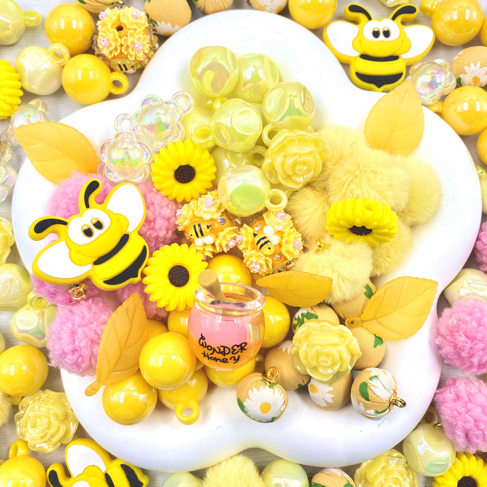 Buzzing Around Beads Mix for hanging ornament-BD