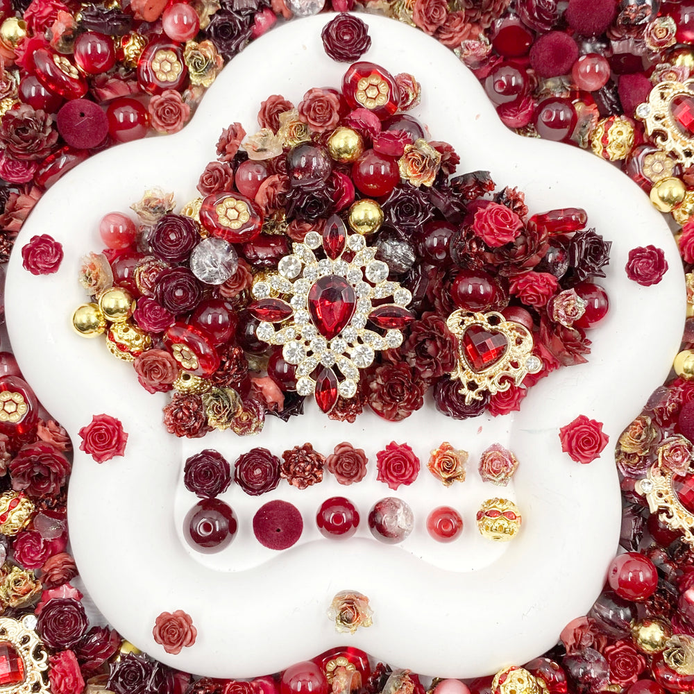 Ruby Empress Nail & Beads Mix-glow(miki)- NailC