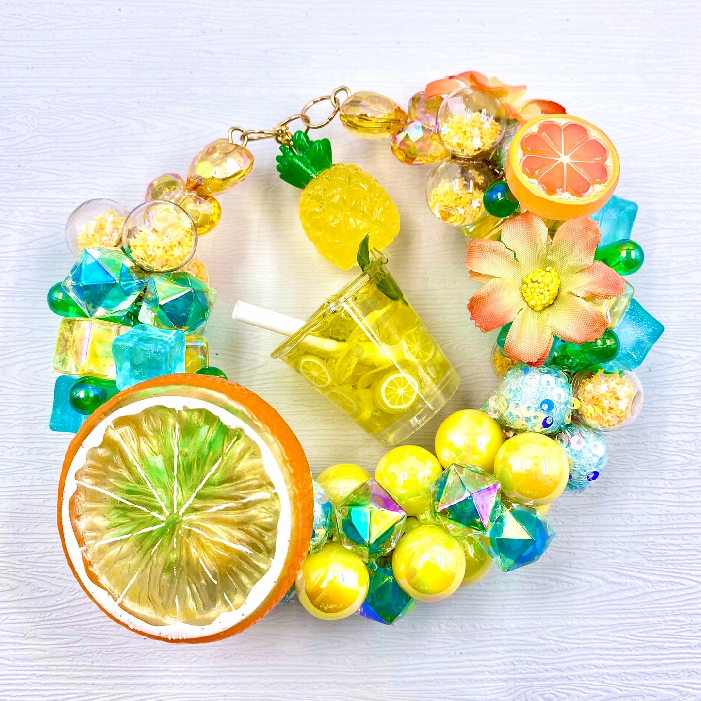【Buy One Get One Equal Volume For Free】Fruit Vacation Beads Mix for hanging ornament-BD