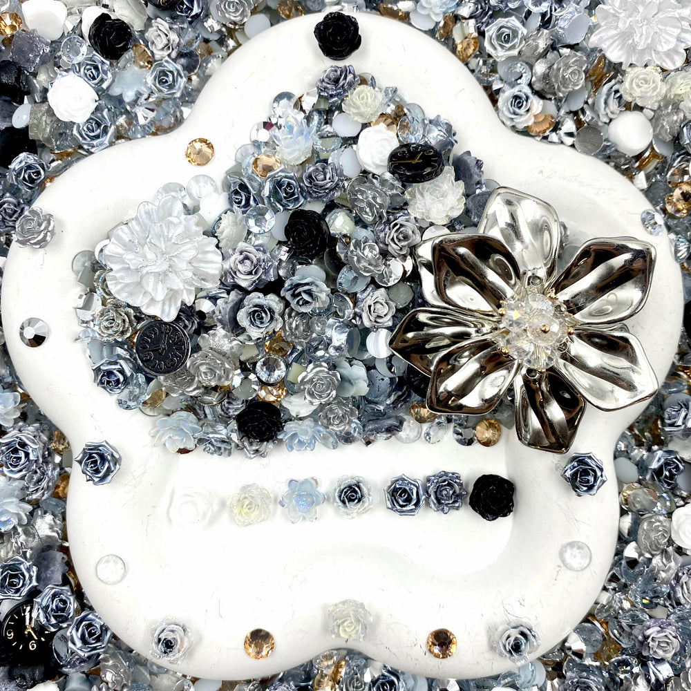 Black Ice - Nail Charm Mix glow(miki)- NailC