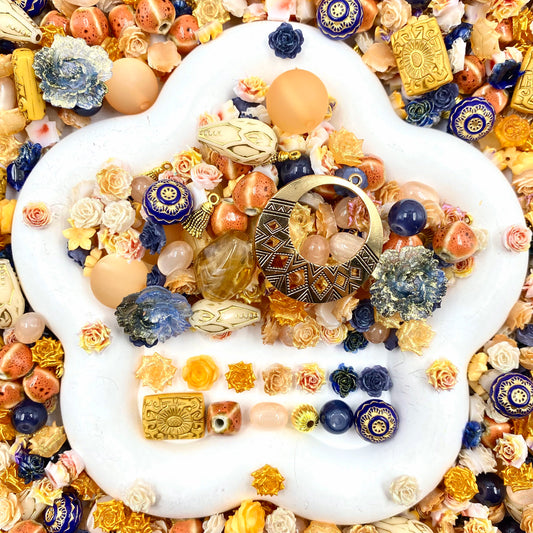 Aztec Gold Nail & Beads Mix-glow(miki)- NailC