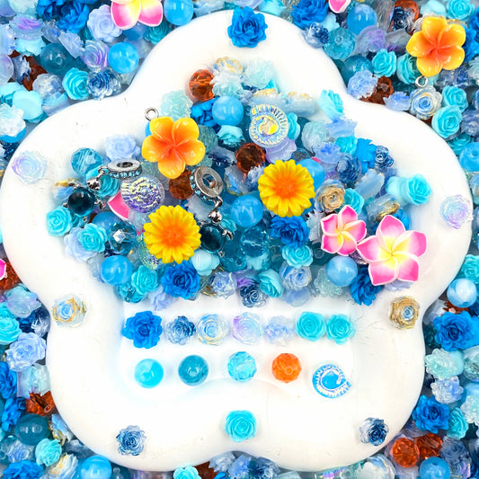 Hawaiian Night Nail & Beads Mix-glow(miki)- NailC