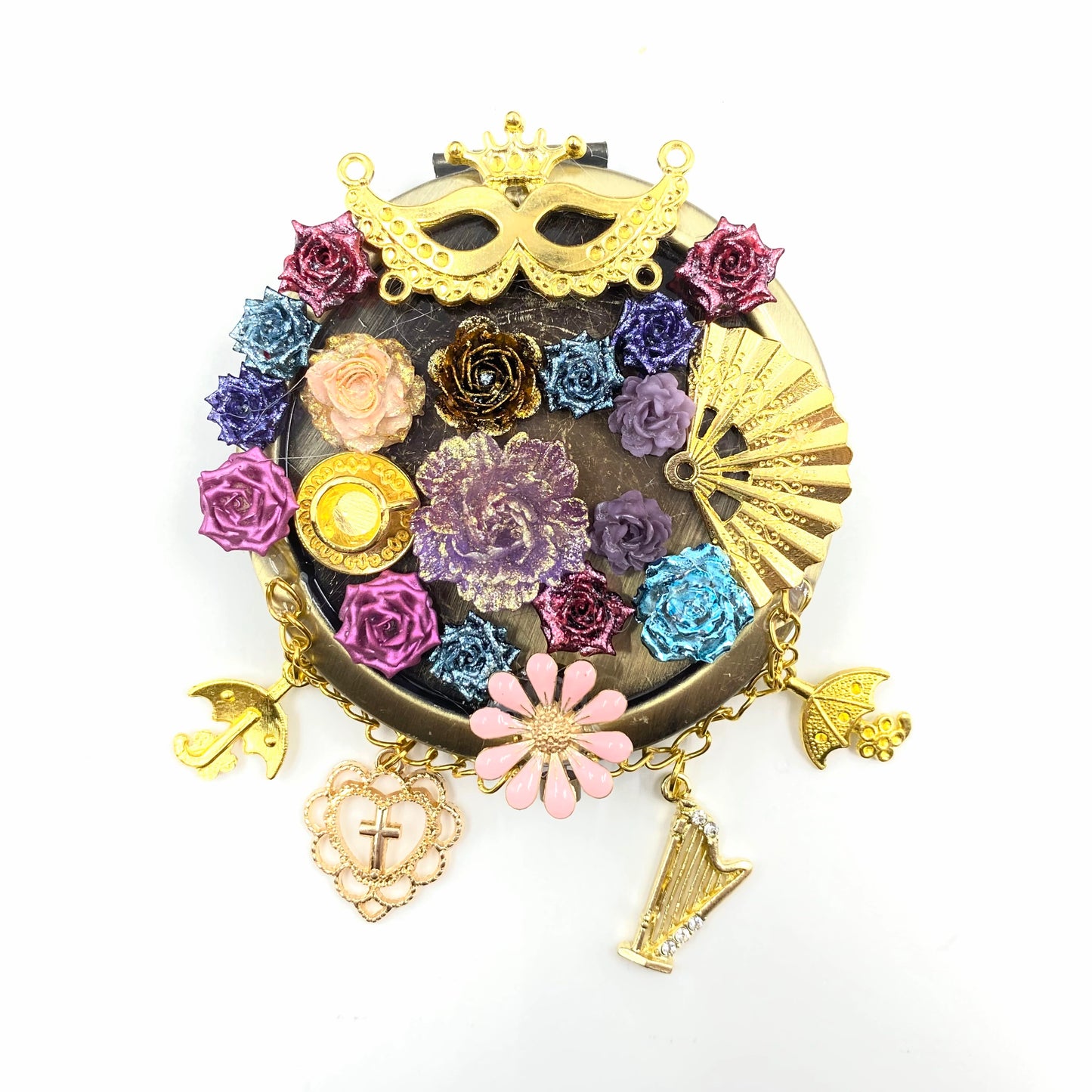 Masquerade Ball - Nail Charm+Metal Mix-glow(Miki) - NailC