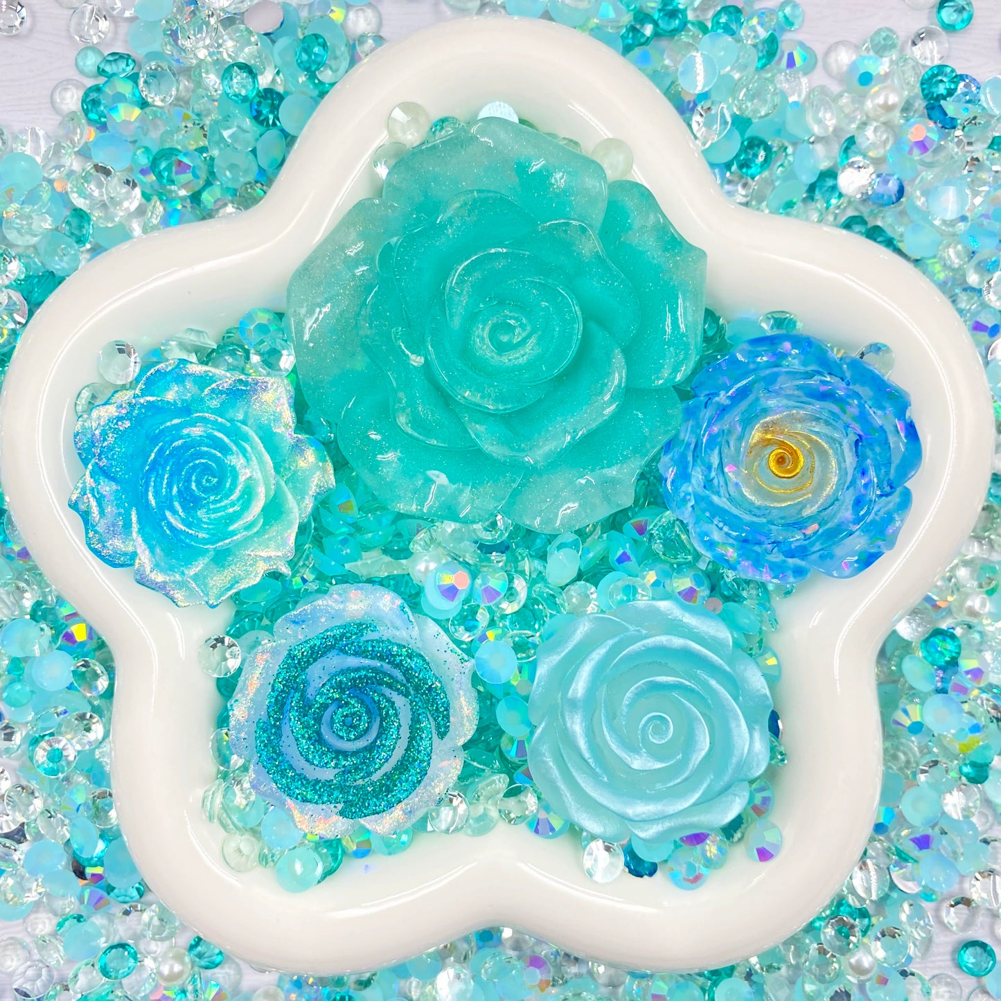 Sea Glass Petals Rose Mix - glow(Miki)-FC1