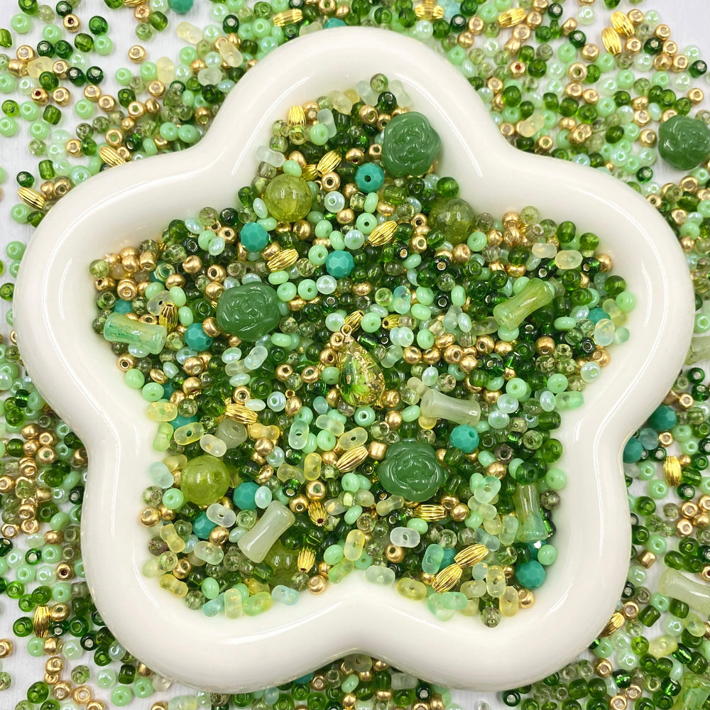 Jade Odyssey  -Seed Beads Mix for Jewelry (Miki)-BD