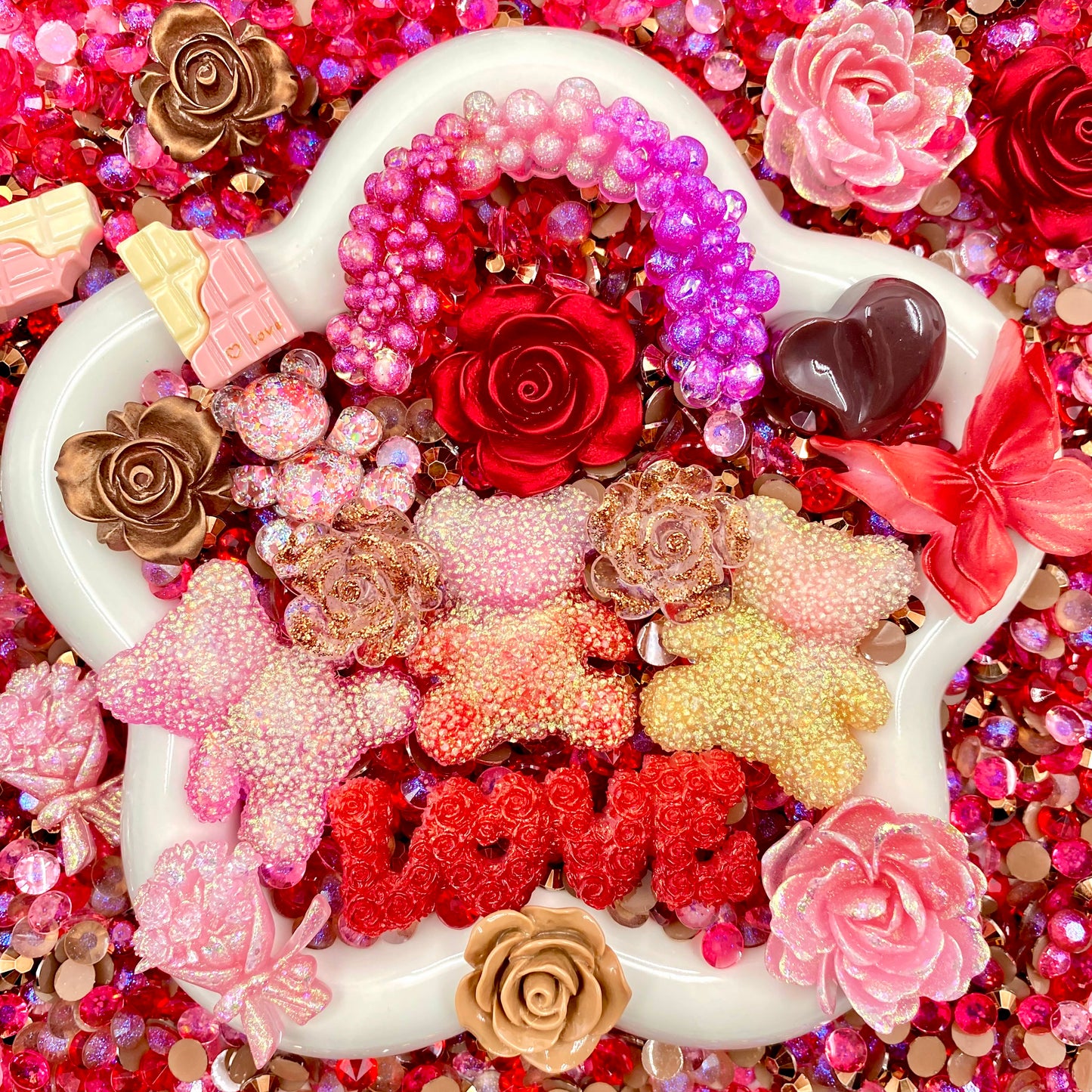 【Buy One Get Equal Volume for Free】Forever Love  Rose Bouquet Mix -glow (Miki)- FC