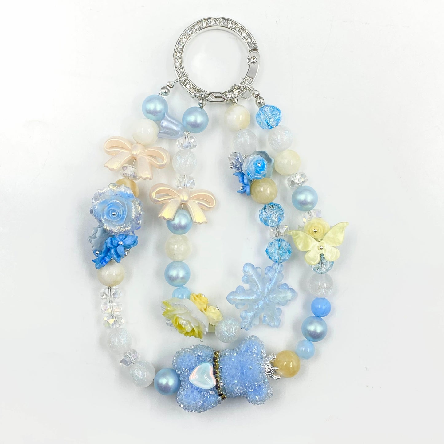 【Buy One Get One Equal Volume For Free】Baby Blue Nail & Beads Mix-glow(miki)- NailC