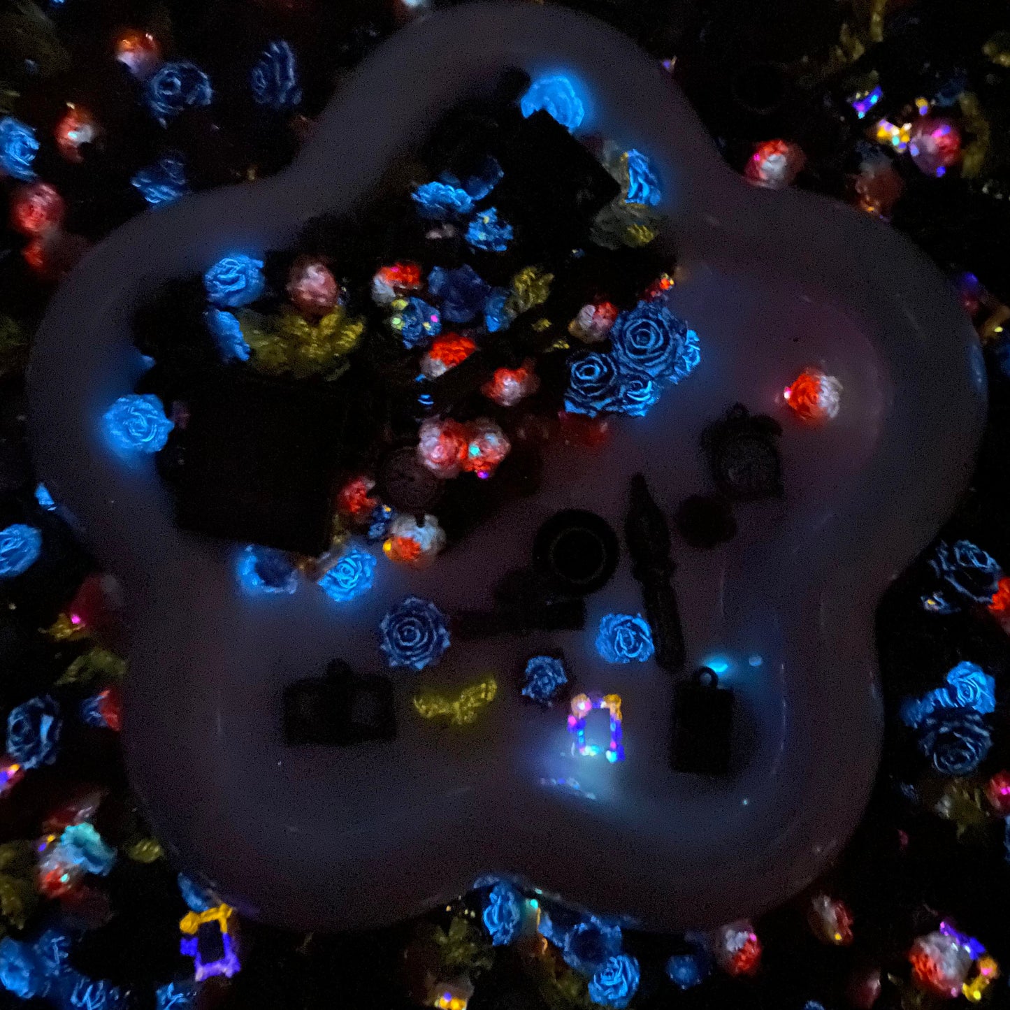 【15%OFF】Writing Nail Charm+Metal Mix-glow(Miki) - NailC