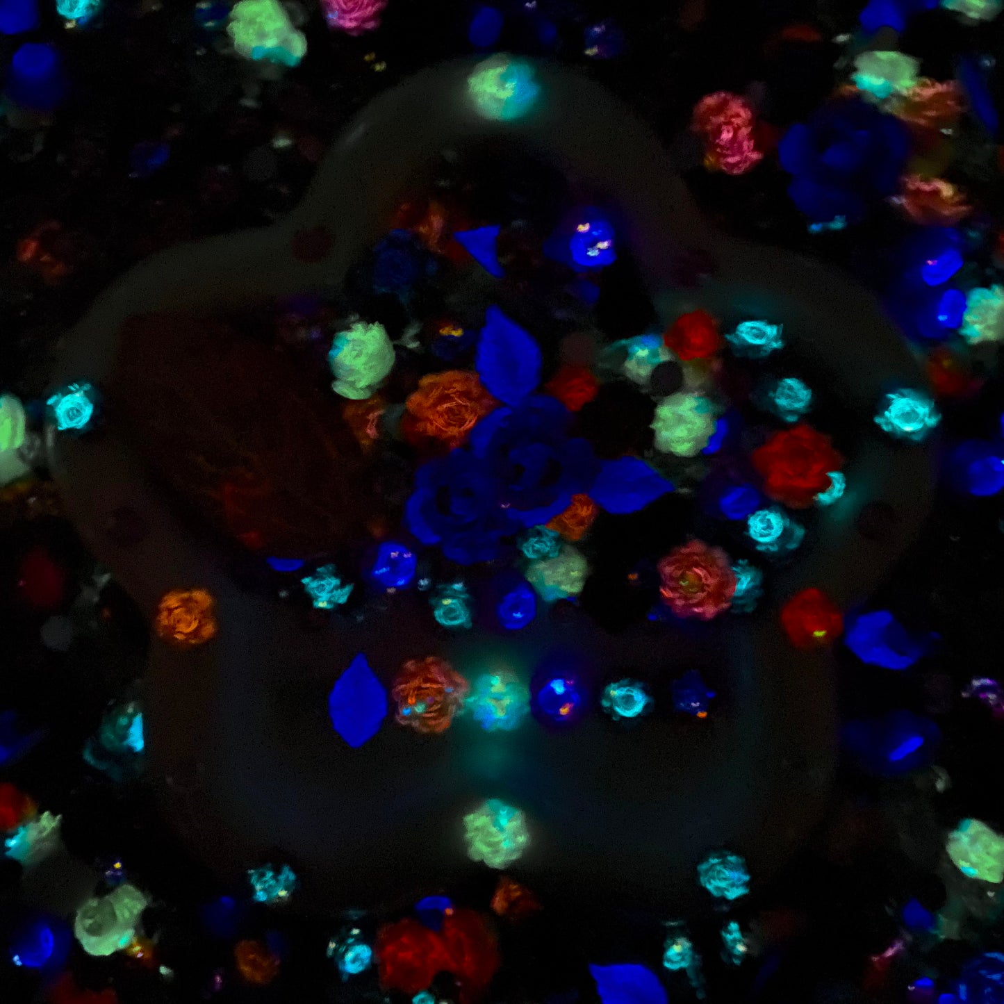 【Buy One Get One Equal Volume For Free】Green & Purple - Nail Charm Mix glow(miki)- NailC