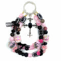 【Buy One Get One Equal Volume For Free】Black & Pink- Nail & Beads Mix-glow(miki)- NailC