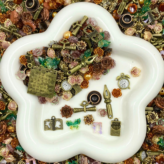 【15%OFF】Writing Nail Charm+Metal Mix-glow(Miki) - NailC