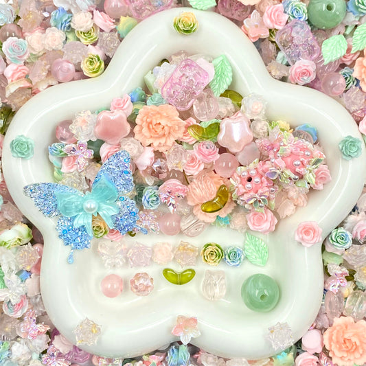 Soft Glam Garden Nail & Beads Mix-glow(miki)- NailC