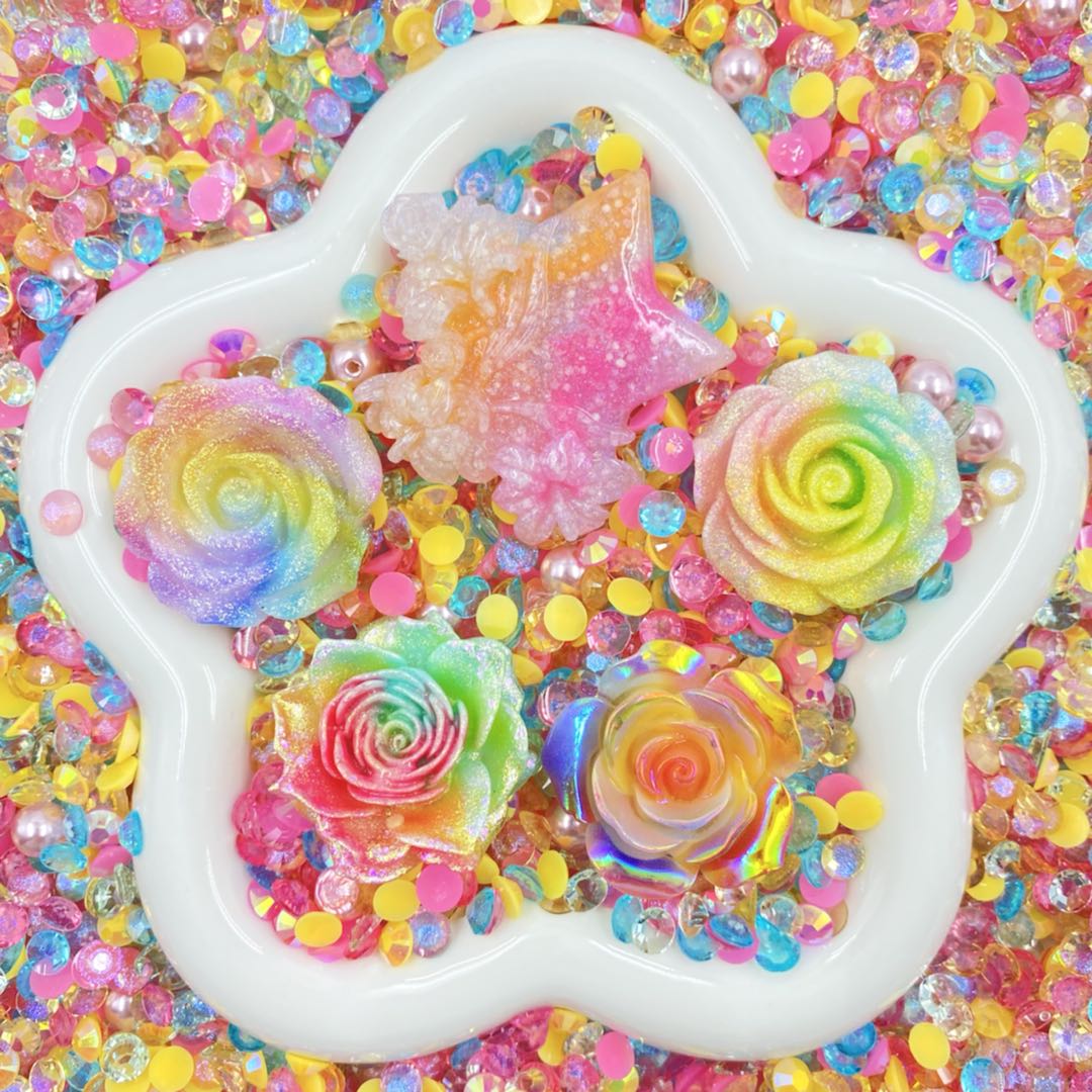 Rainbow Wishes Rose Mix - glow(Miki)-FC1