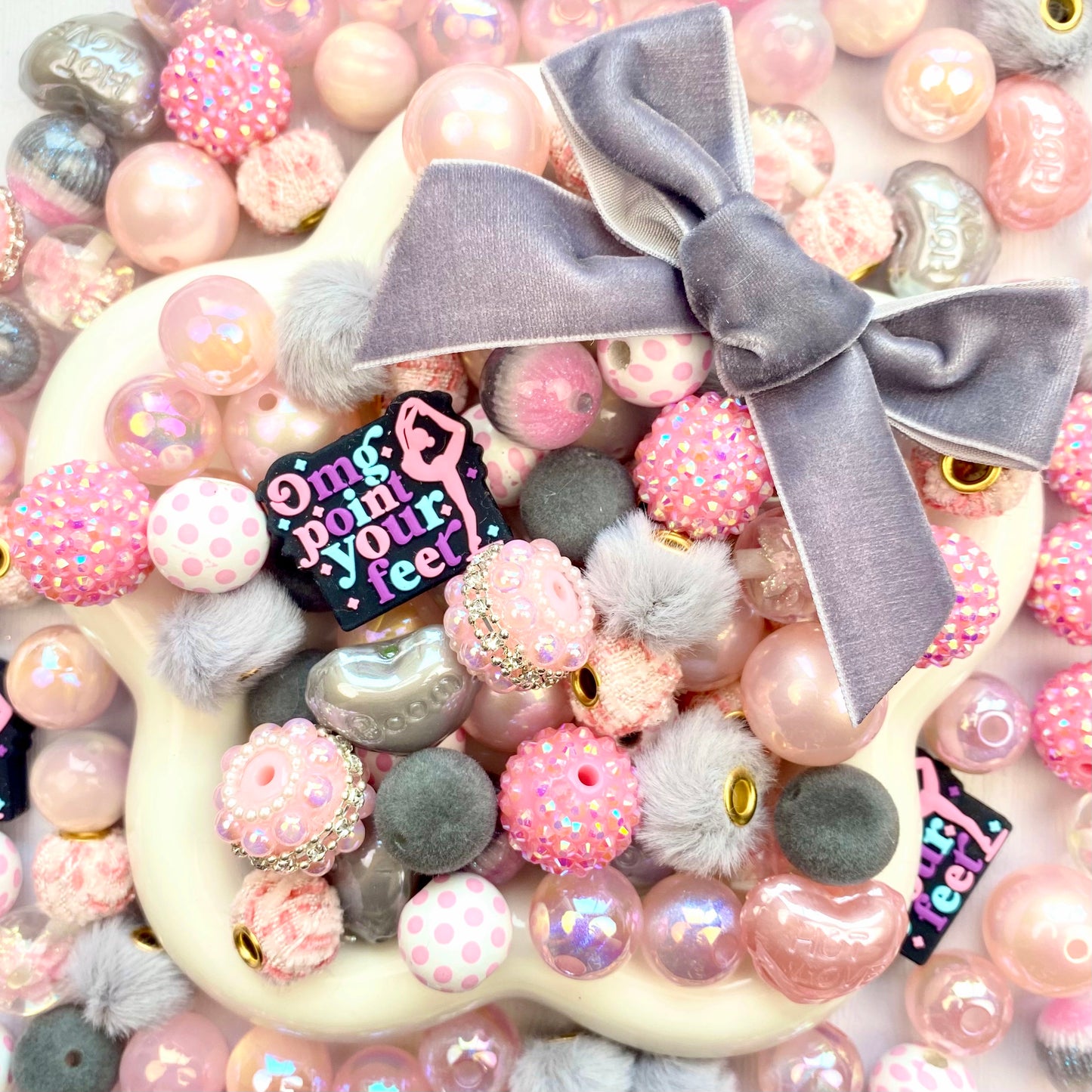 16mm Keychain/Pen Making DIY Beads Mix – 16/20mm Silicone, Resin & Acrylic Beads