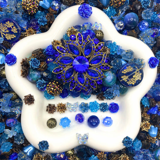 Sapphire Nights Nail & Beads Mix-glow(miki)- NailC