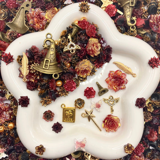 Crimson Relic Nail Charm+Metal Mix-glow(Miki) - NailC