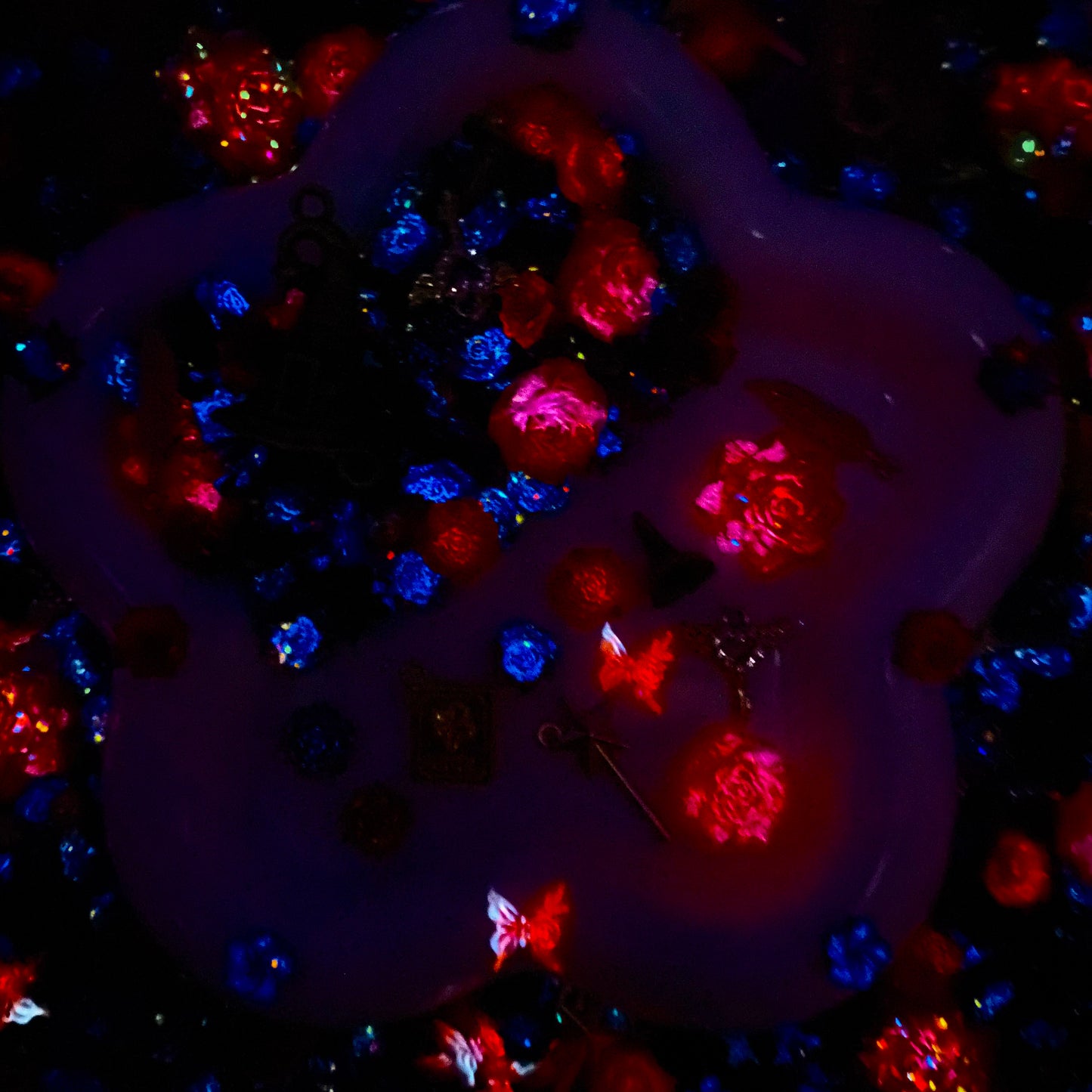 Crimson Relic Nail Charm+Metal Mix-glow(Miki) - NailC