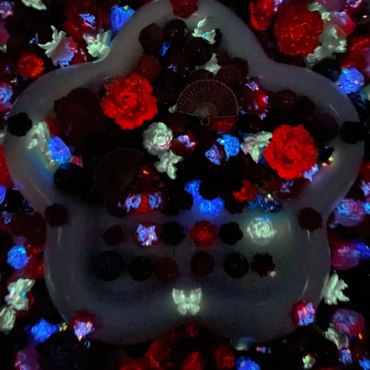 Crimson Tide Nail & Beads Mix-glow(miki)- NailC