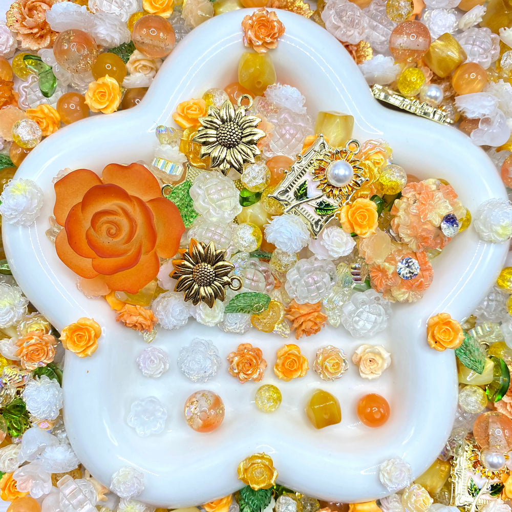 Citrus Sunset - Nail & Beads Mix-glow(miki)- NailC