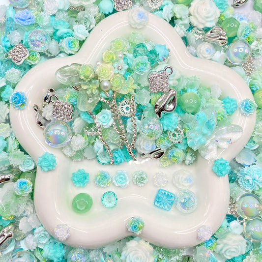 Water Garden - Nail & Beads Mix-glow(miki)- NailC