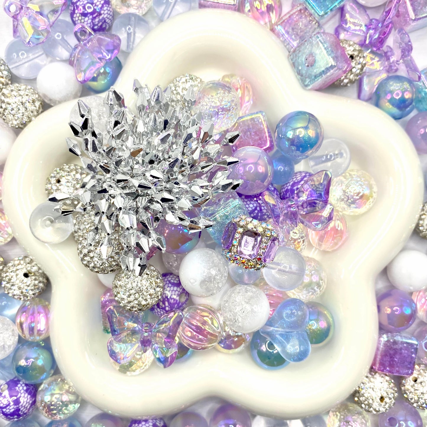 【Buy One Get One Equal Volumn For Free】Mystique Glacier Beads Mix For Keychains(Miki)-BD