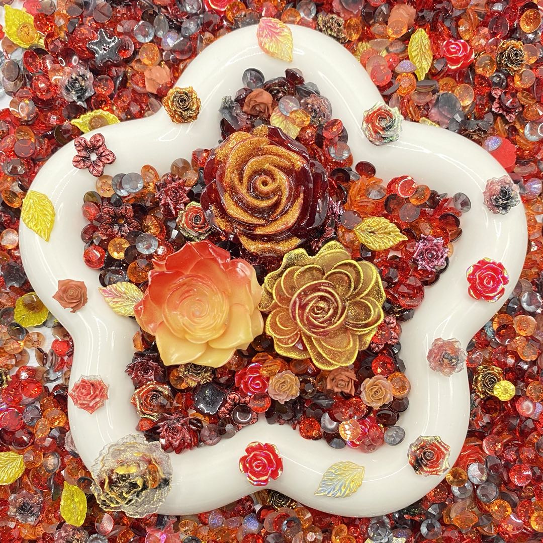 Dragon's Fire - Nail charm + Rose Mix - glow(Miki)-FC1