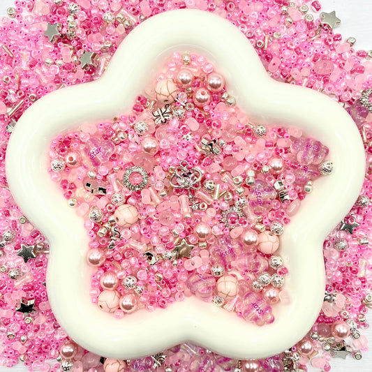 【20%OFF】Pink & Silver Seed Beads Mix for Jewelry