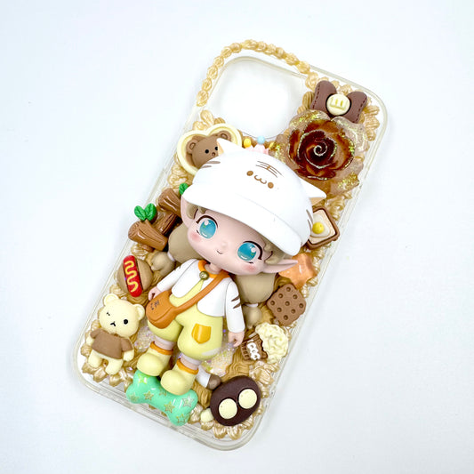 Kosbling handmade jova cream iphone 15 phonecase