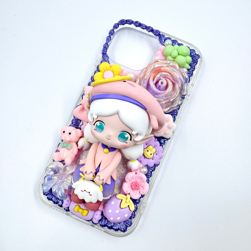 Kosbling handmade jova cream iphone 15 phonecase