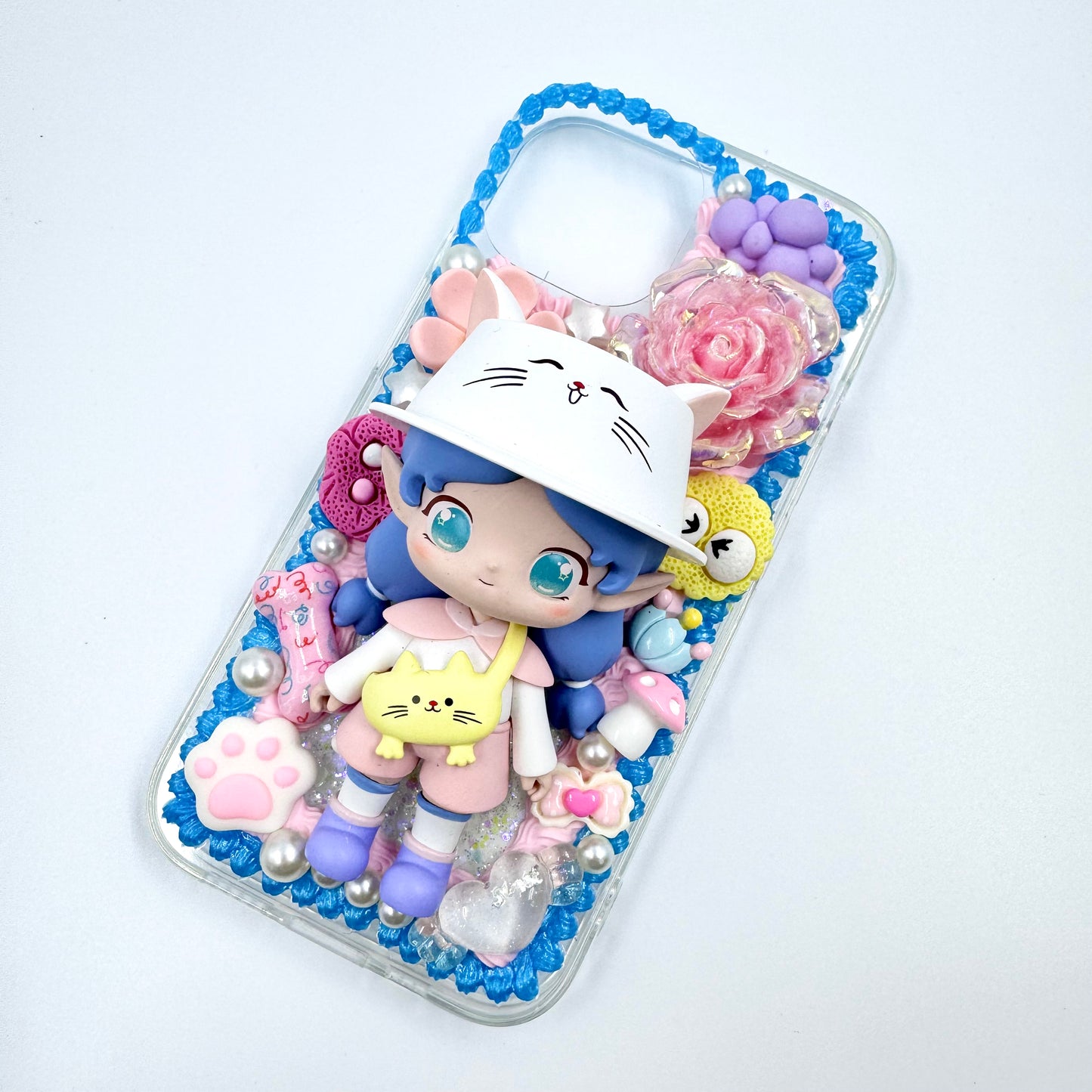 Kosbling handmade jova cream iphone 15 phonecase